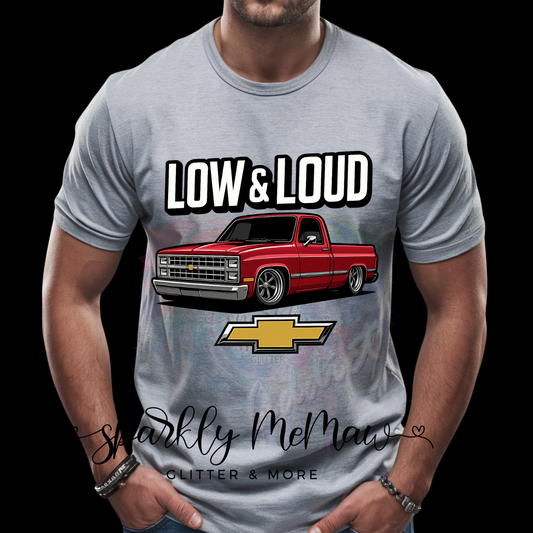 Low and loud Ready to Press DTF Transfer (Fabrics only)