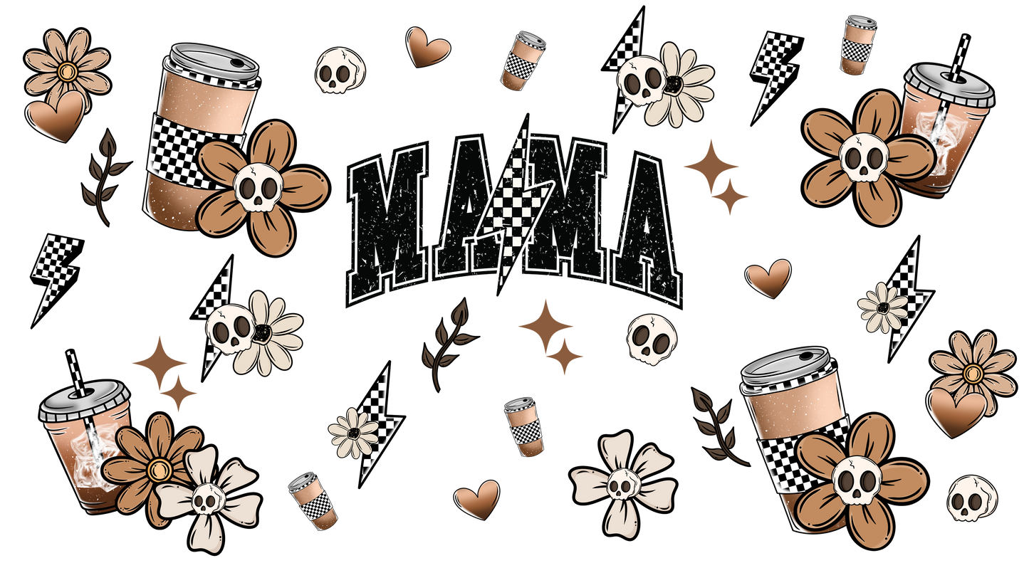 Coffee Mama  UV DTF 16 oz Wrap