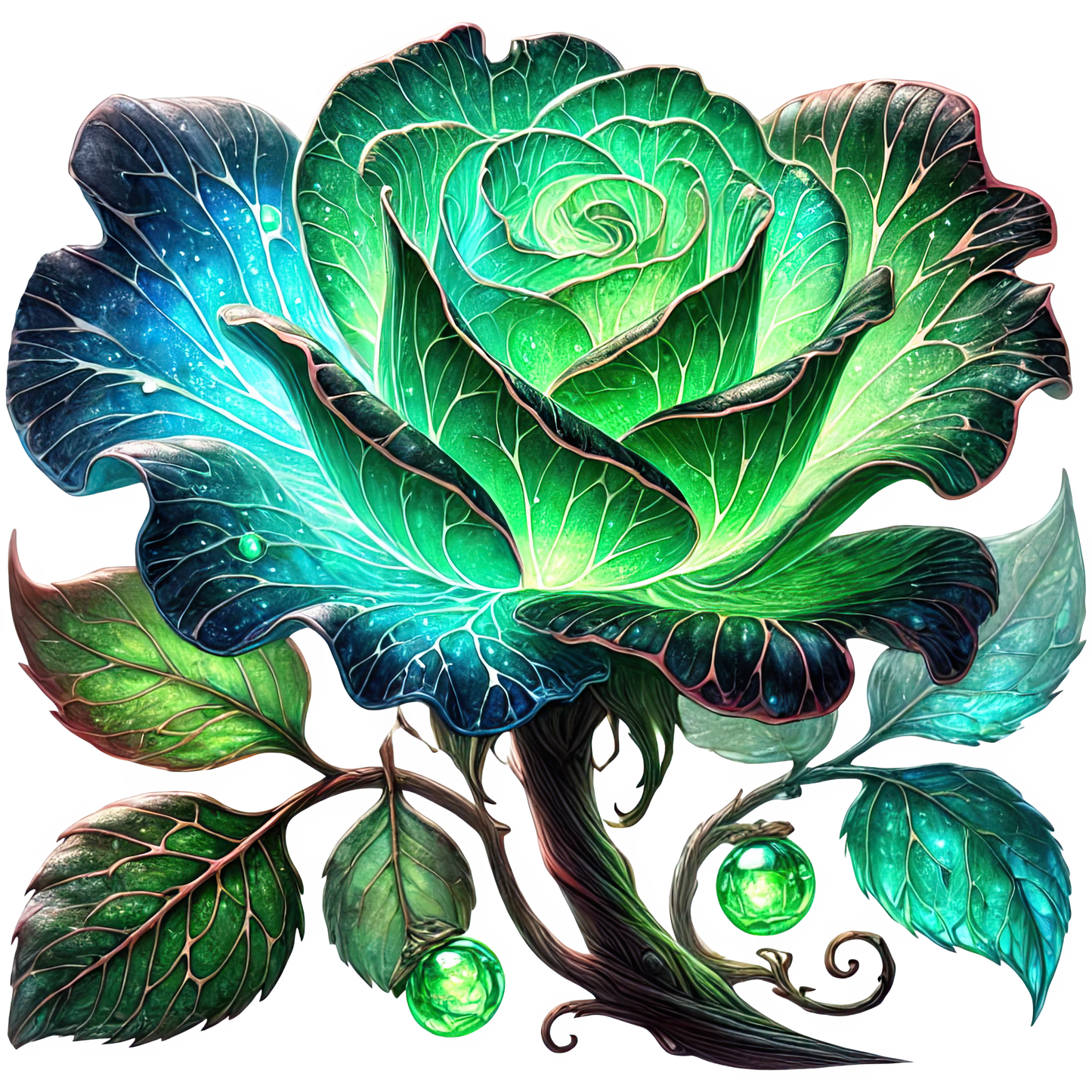 Fantasy Roses (24 Styles) 5 inch uv dtf Decals