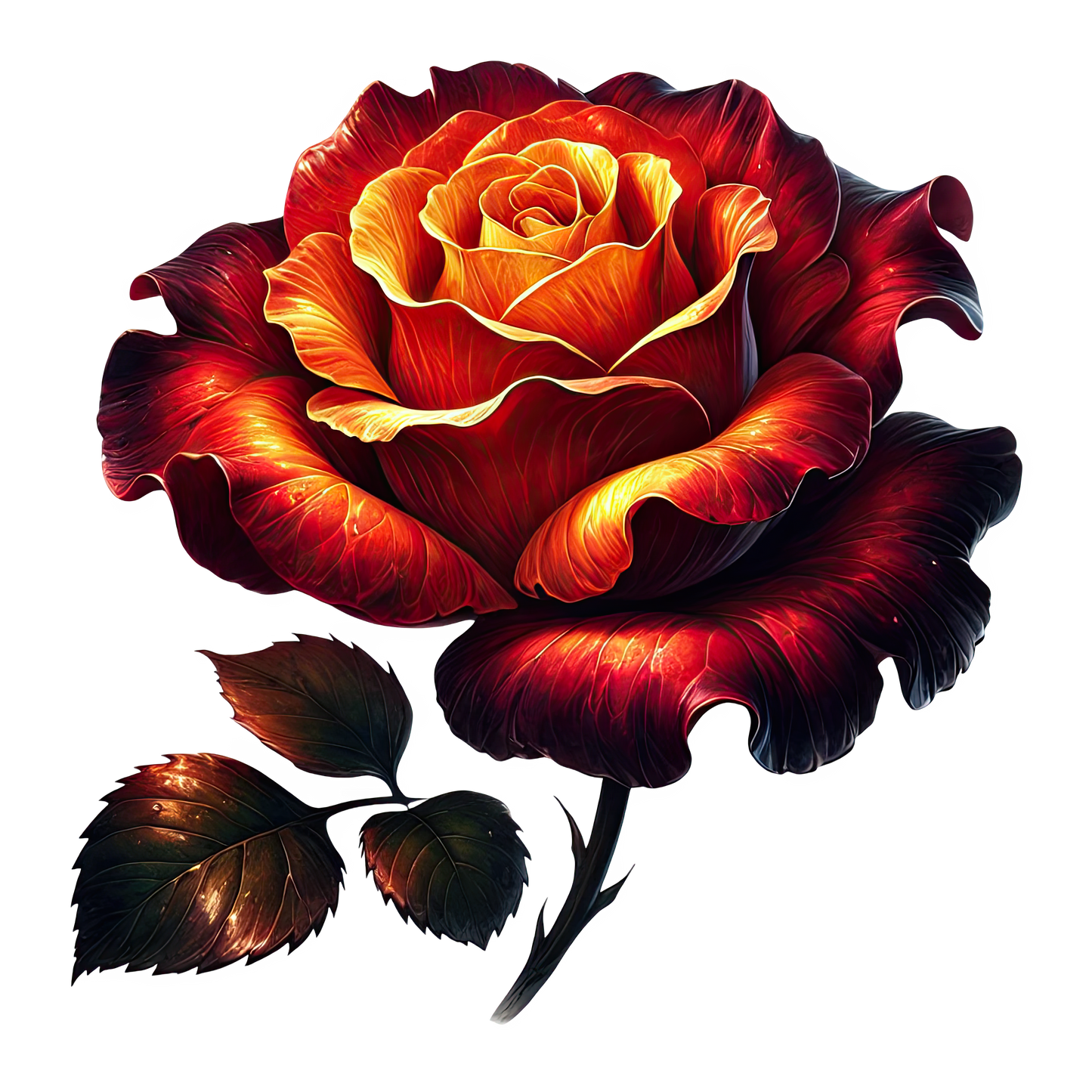 Fantasy Roses (24 Styles) 5 inch uv dtf Decals