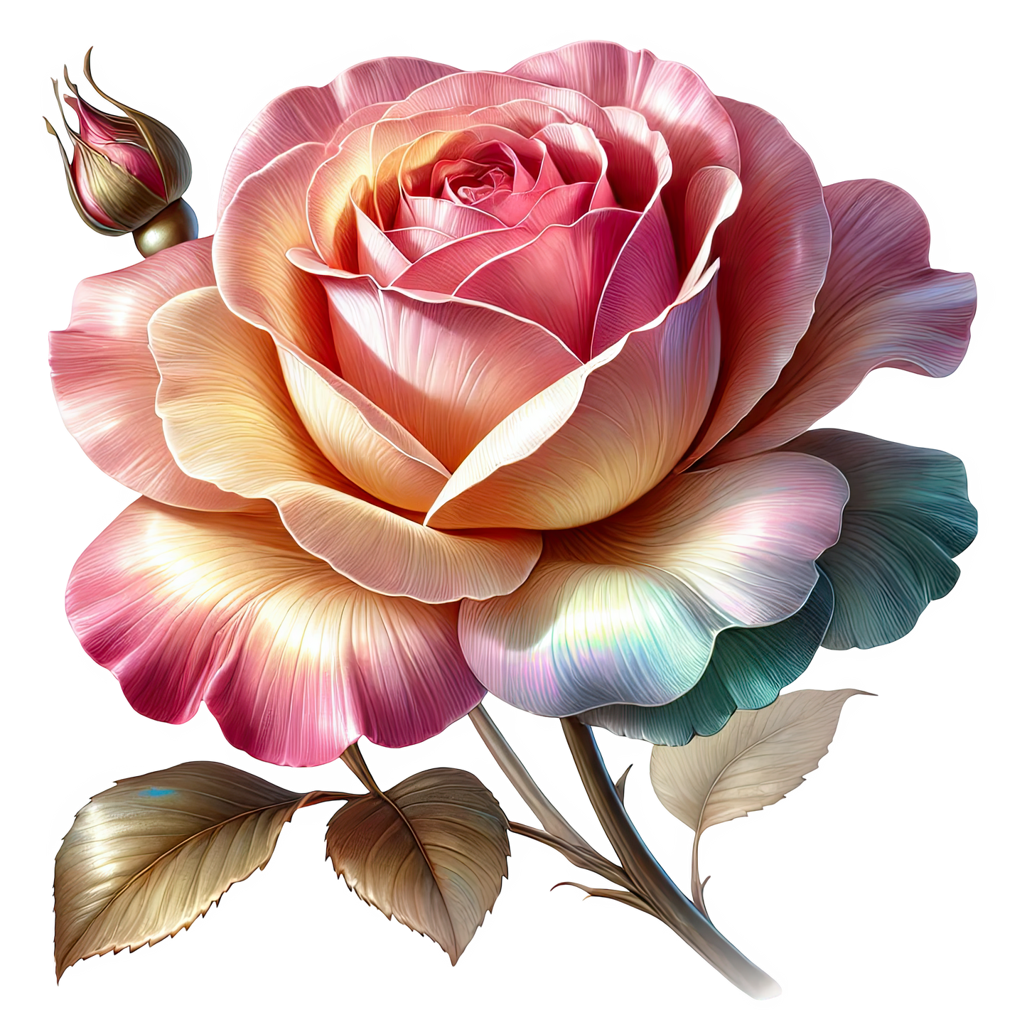 Fantasy Roses (24 Styles) 5 inch uv dtf Decals