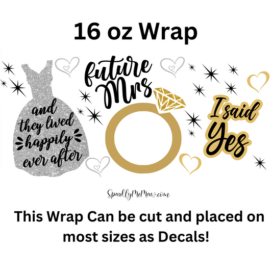 Future Mrs UV DTF 16 oz Wrap