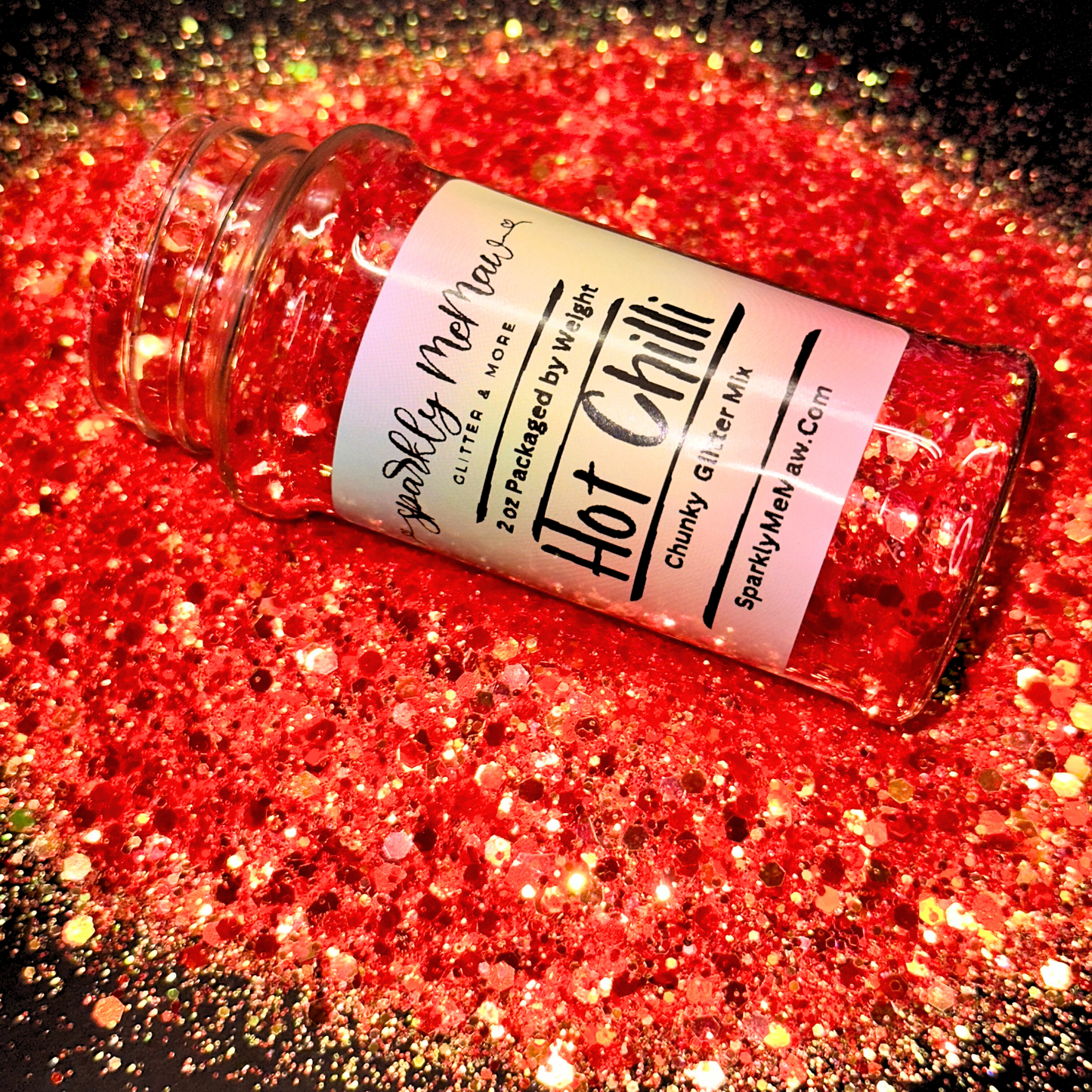 Hot Chilli Chunky Diamond Glitter Mix