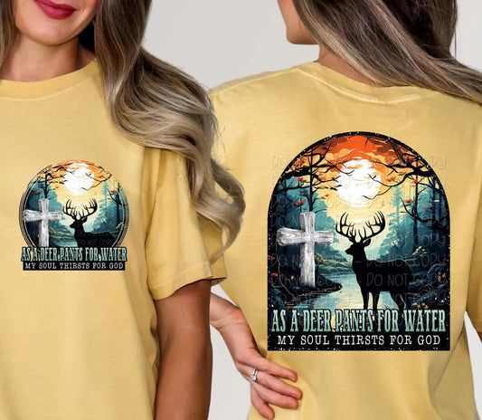 As a Deer Pants  DTF Print (Fabrics only)