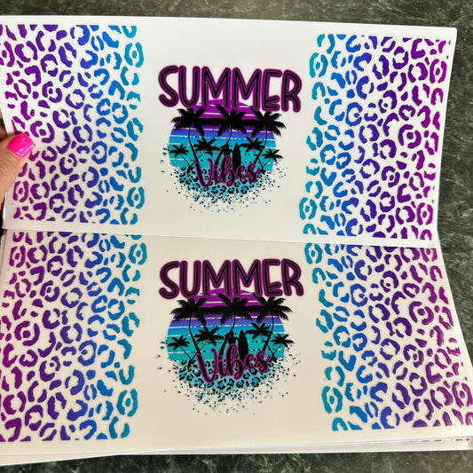 Summer Vibes UV DTF Wrap