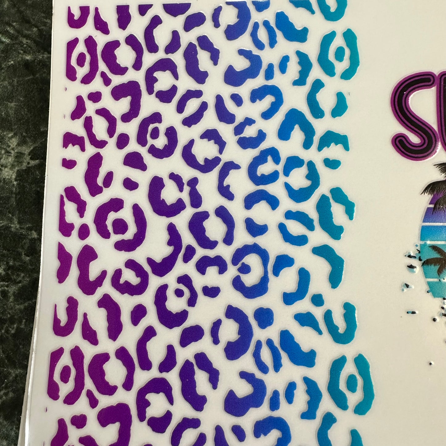 Summer Vibes UV DTF Wrap