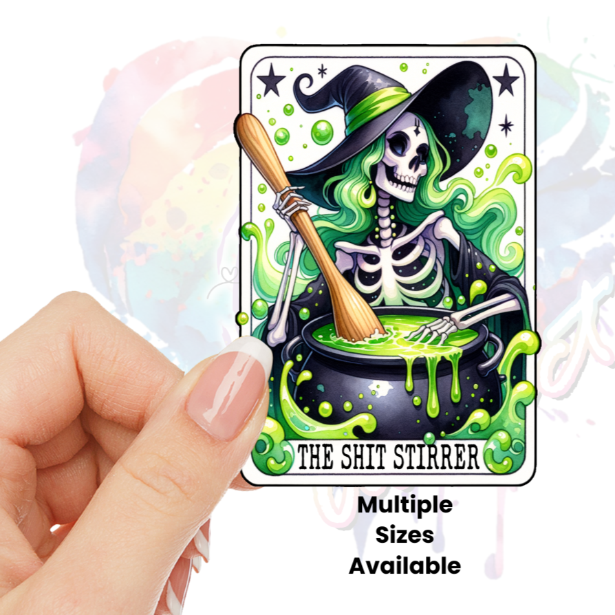 The Shit Stirrer UV DTF Decal