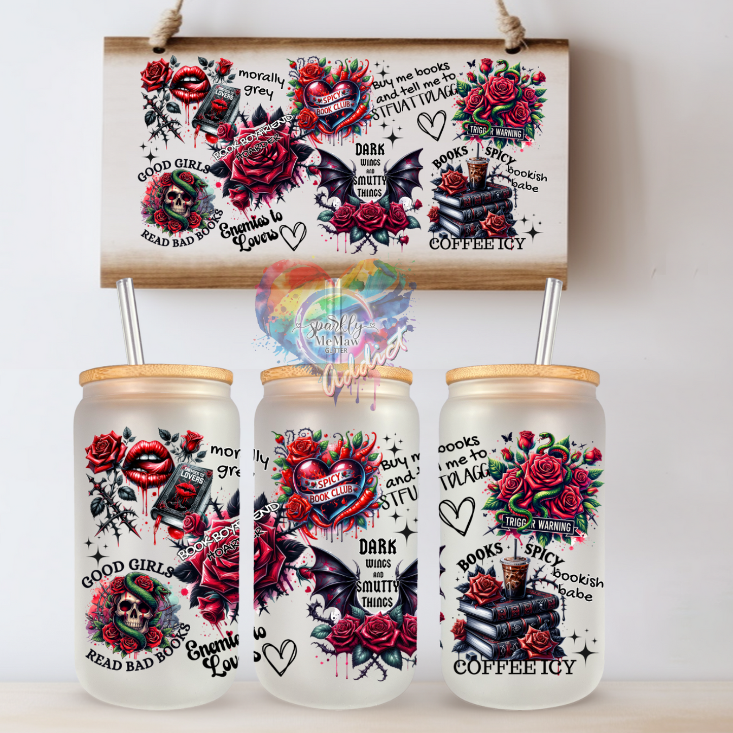 Bad Book Club UV DTF Wrap