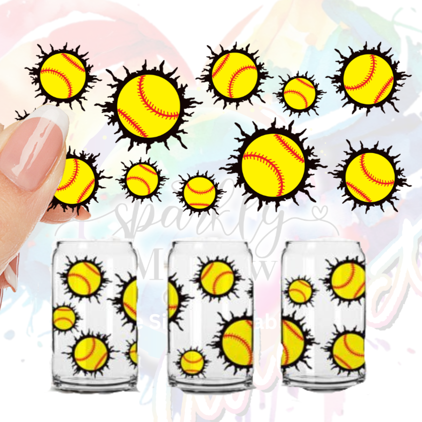 SoftBall Breakthrough UV DTF 16 oz Wrap