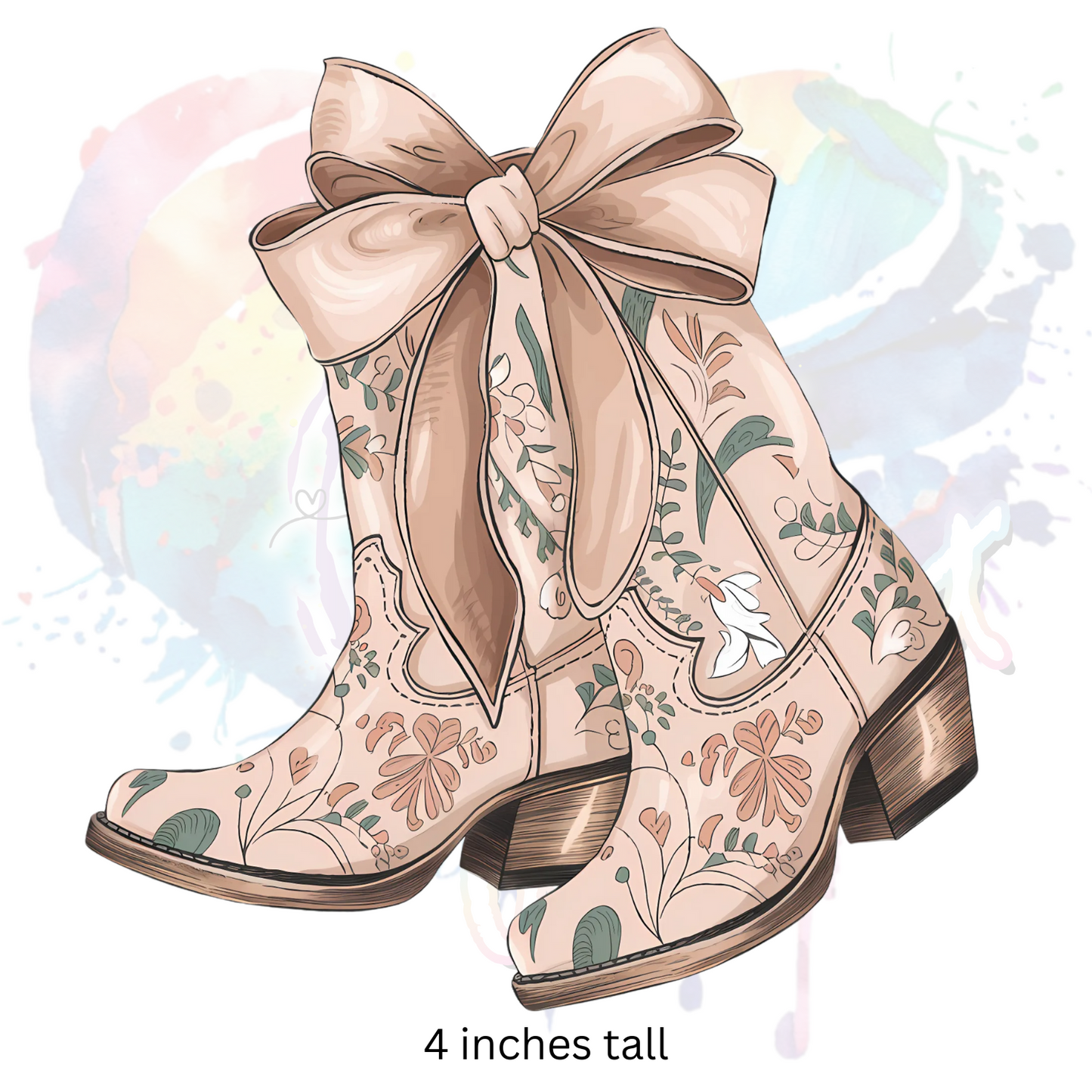 Beige Cowgirl   UV DTF Decal