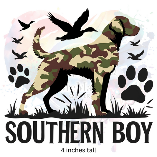 Southern Boy camo   UV DTF Decal
