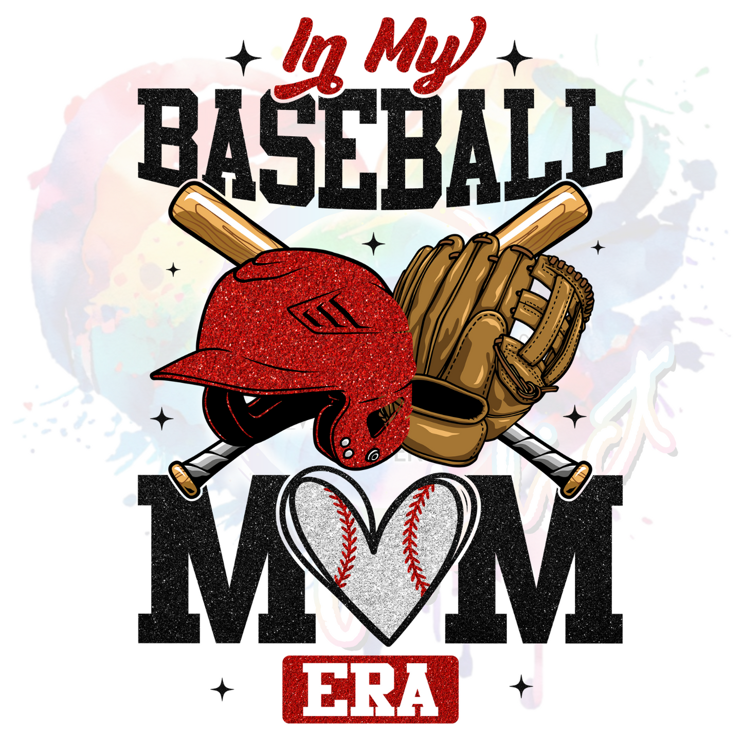 Baseball Mom Era UV DTF Decal