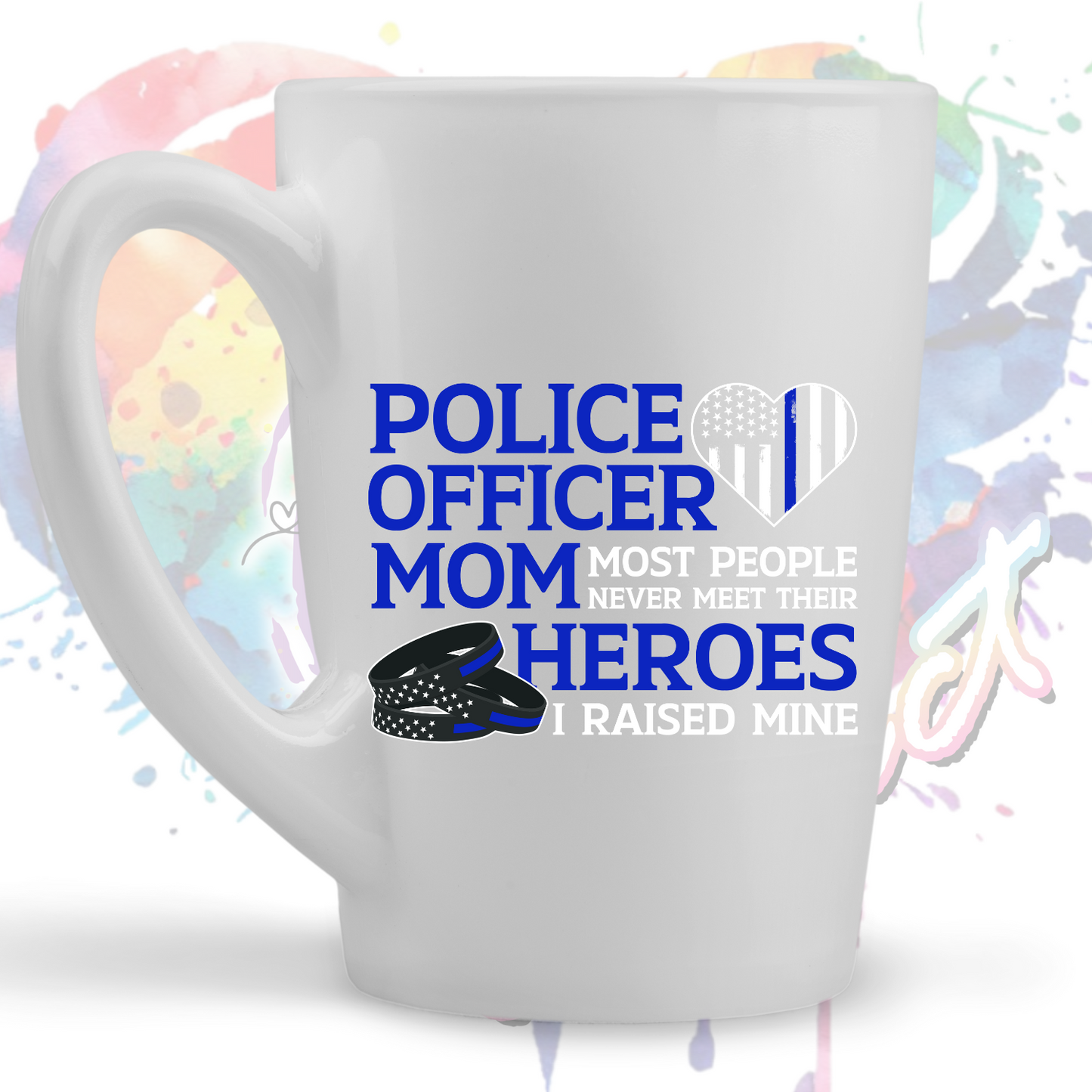 Police officer Mom UV DTF Decal