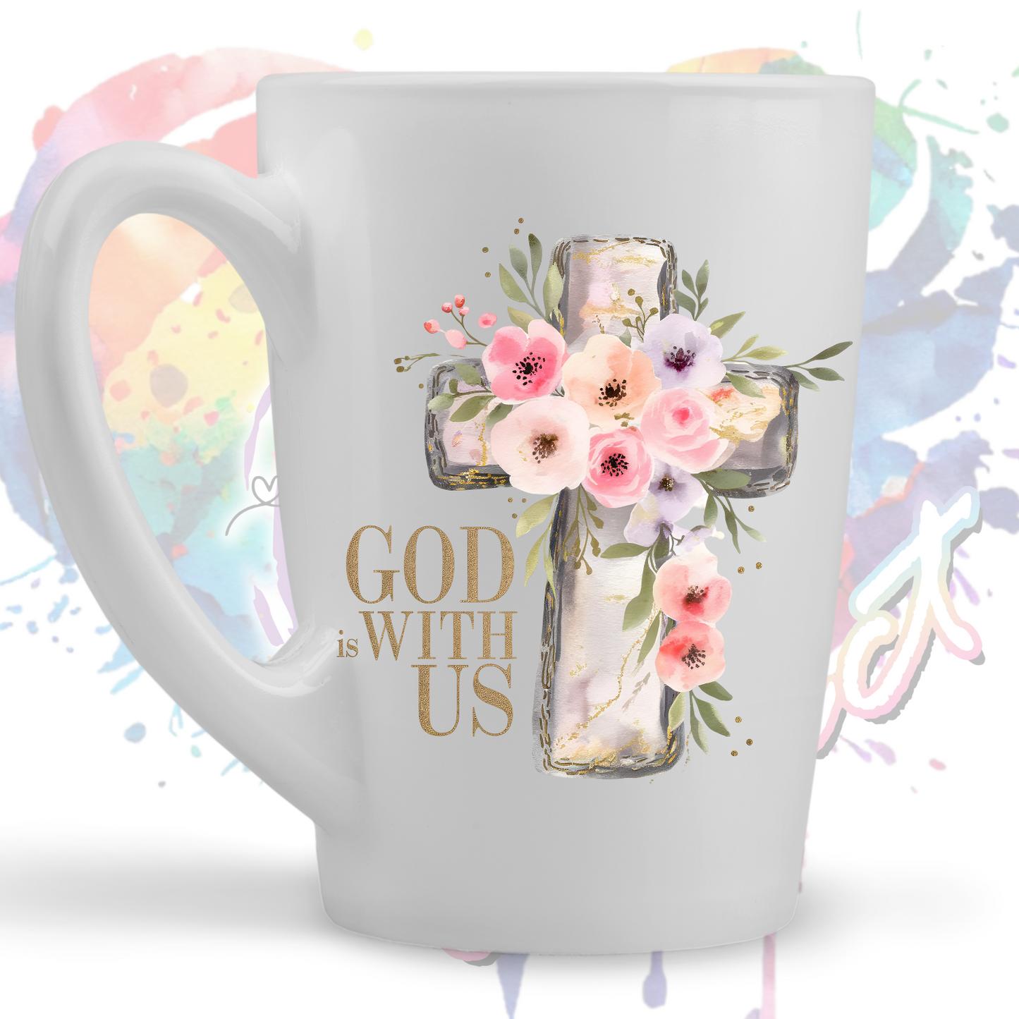 God is with us UV DTF Decal