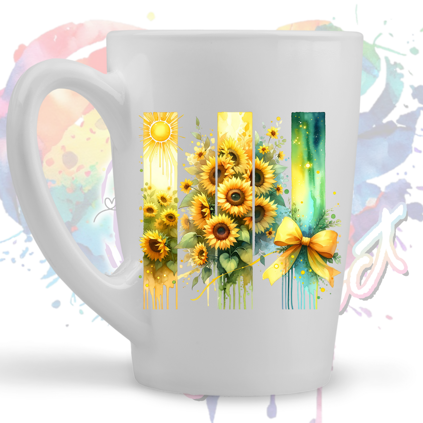 Sunflowers 4 Brushstrokes UV DTF Decal