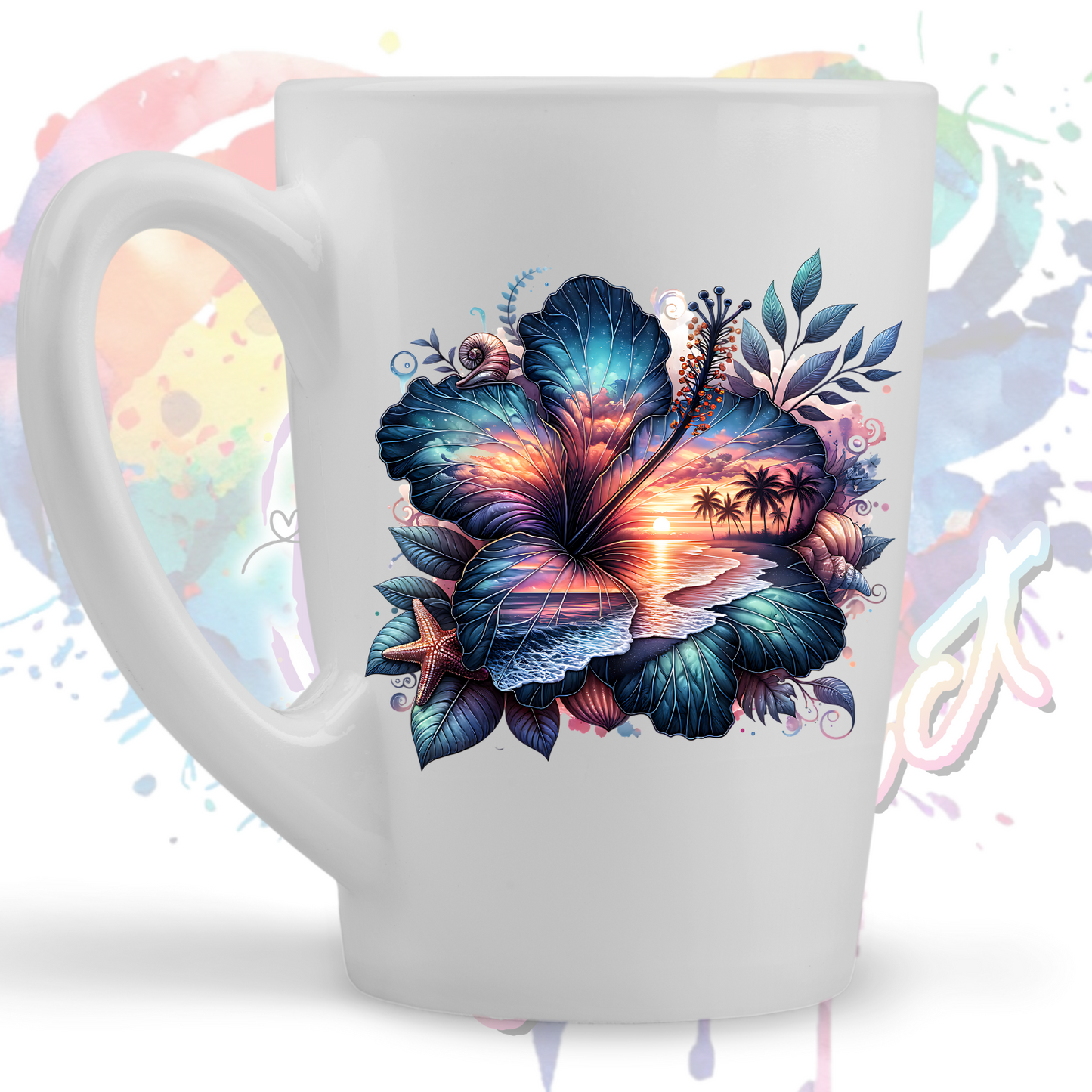 Summer Hibiscus  UV DTF Decal