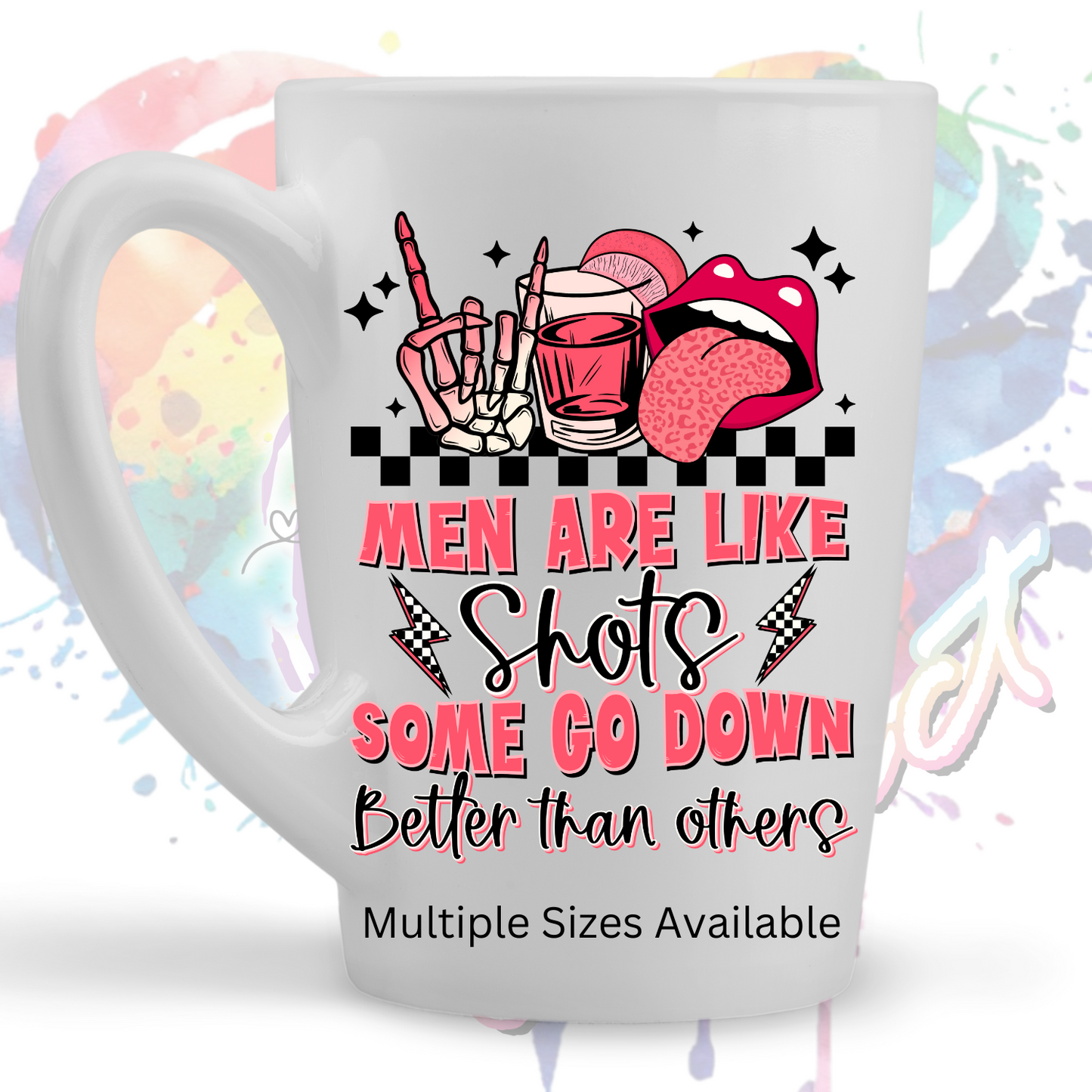 Men are Like Shots UV DTF Decal