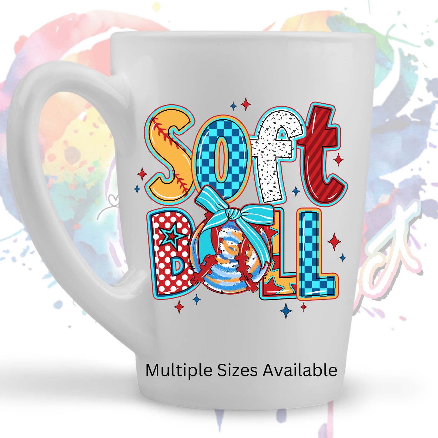 Softball 02 UV DTF Decal