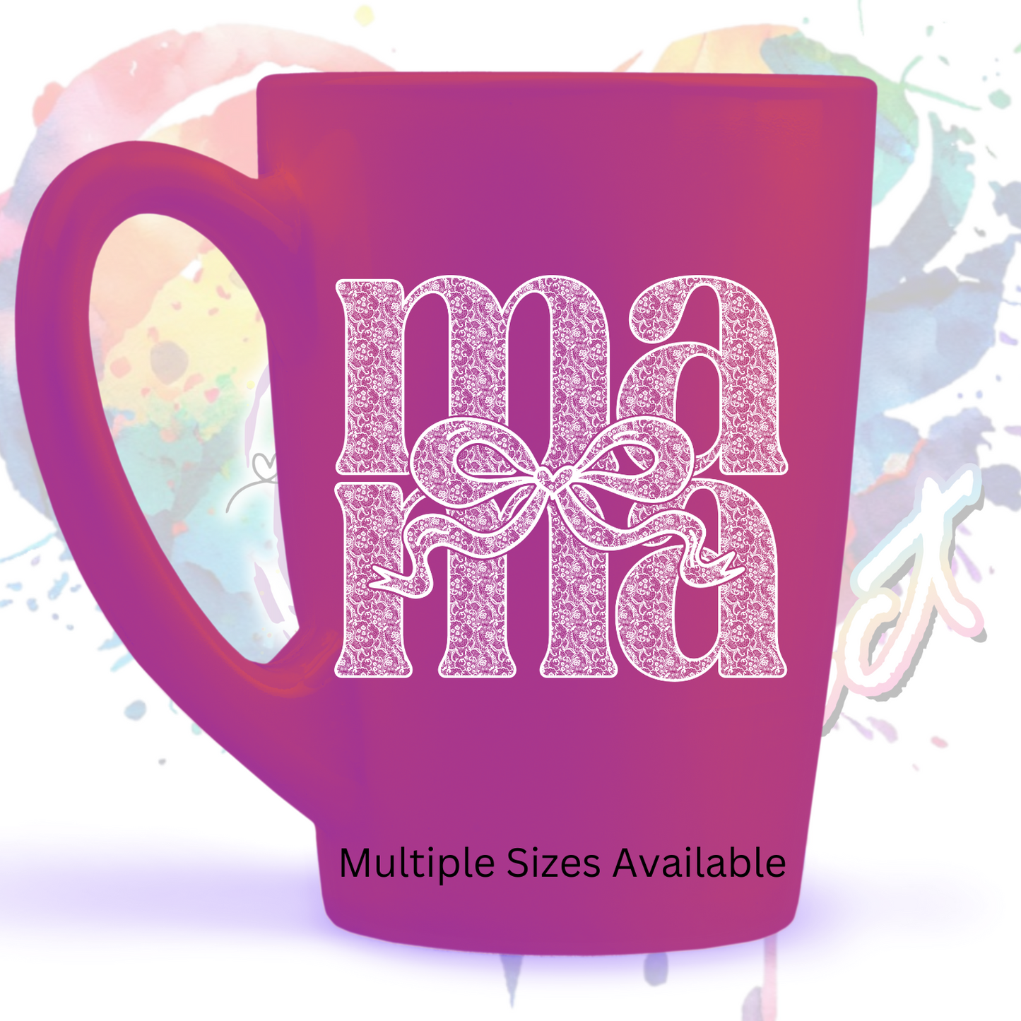 Mama Lace 3 UV DTF Decal