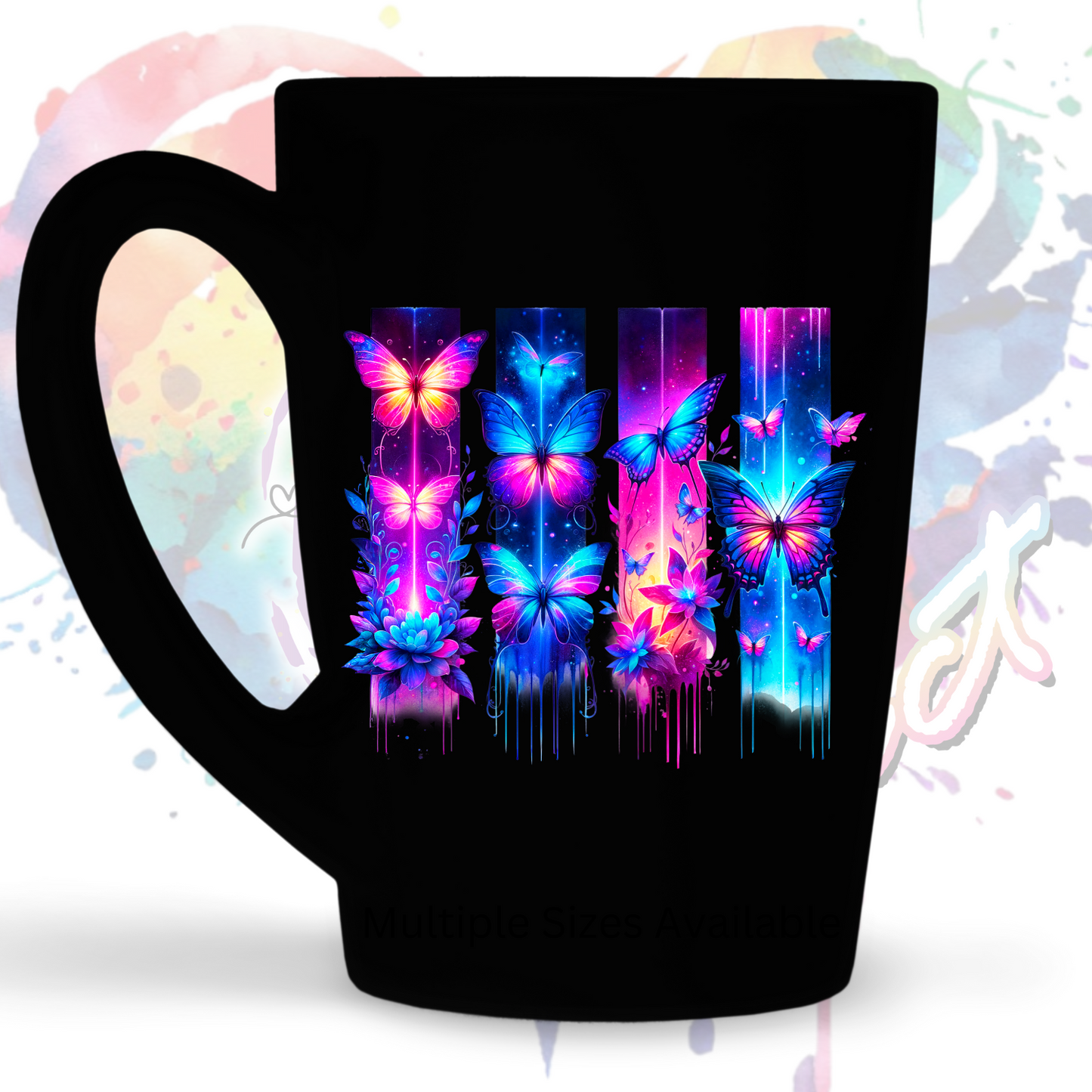 Butterflies BrushStrokes 3  UV DTF Decal