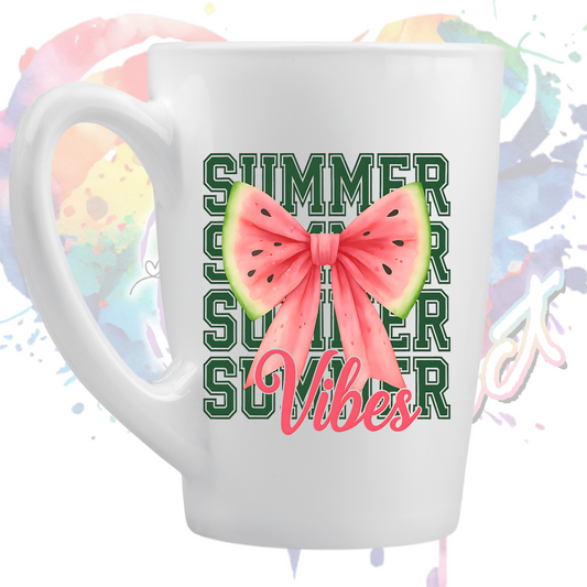 Watermelon Coquette  Bow Summer  UV DTF Decal