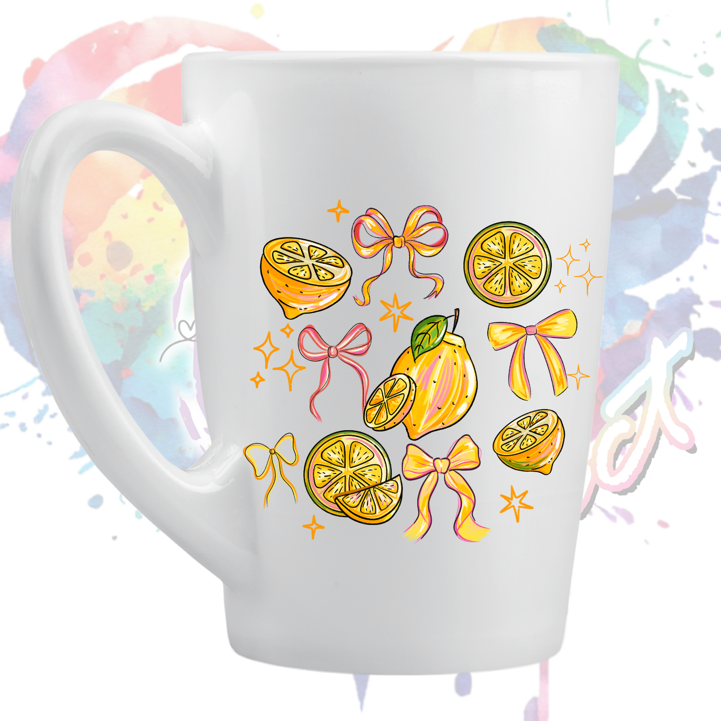 Brushstroke Lemon  UV DTF Decal