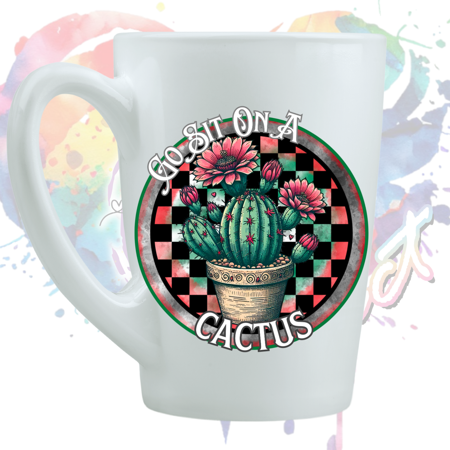 Go sit on a cactus UV DTF Decal