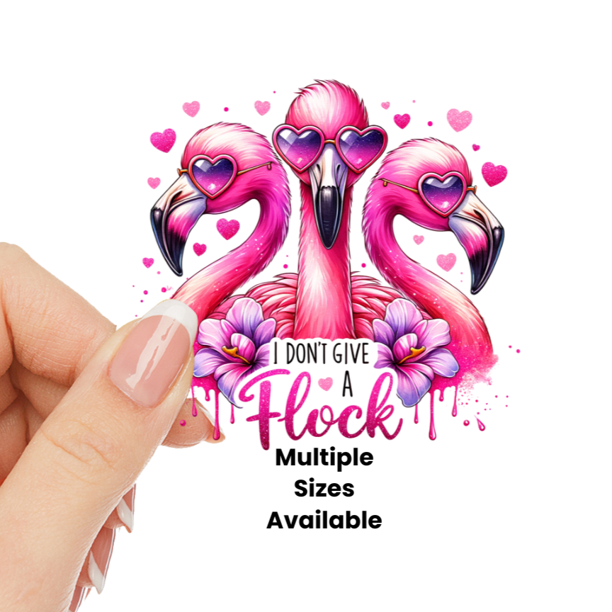 I don't give a Flock UV DTF Decal