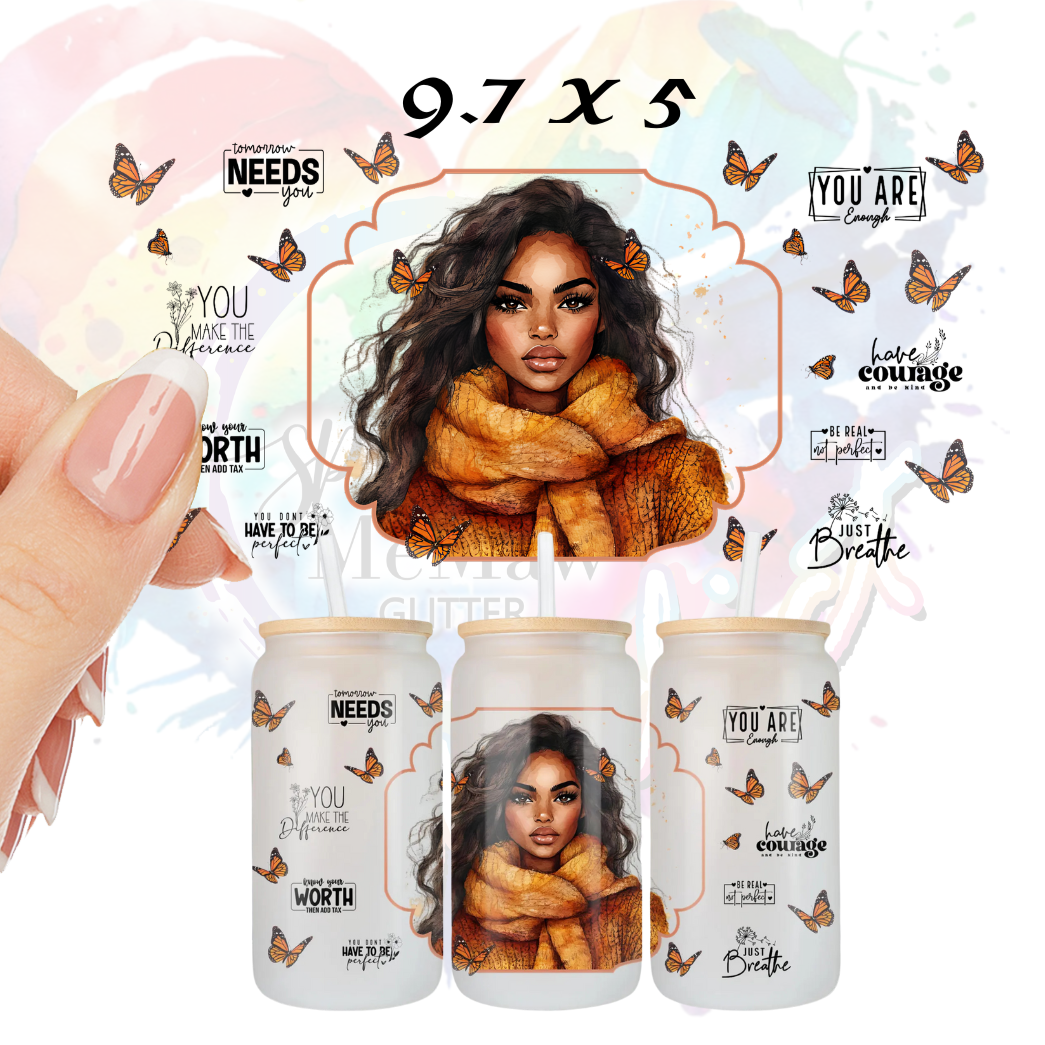 Love Yourself 1 UV DTF 16 oz Wrap