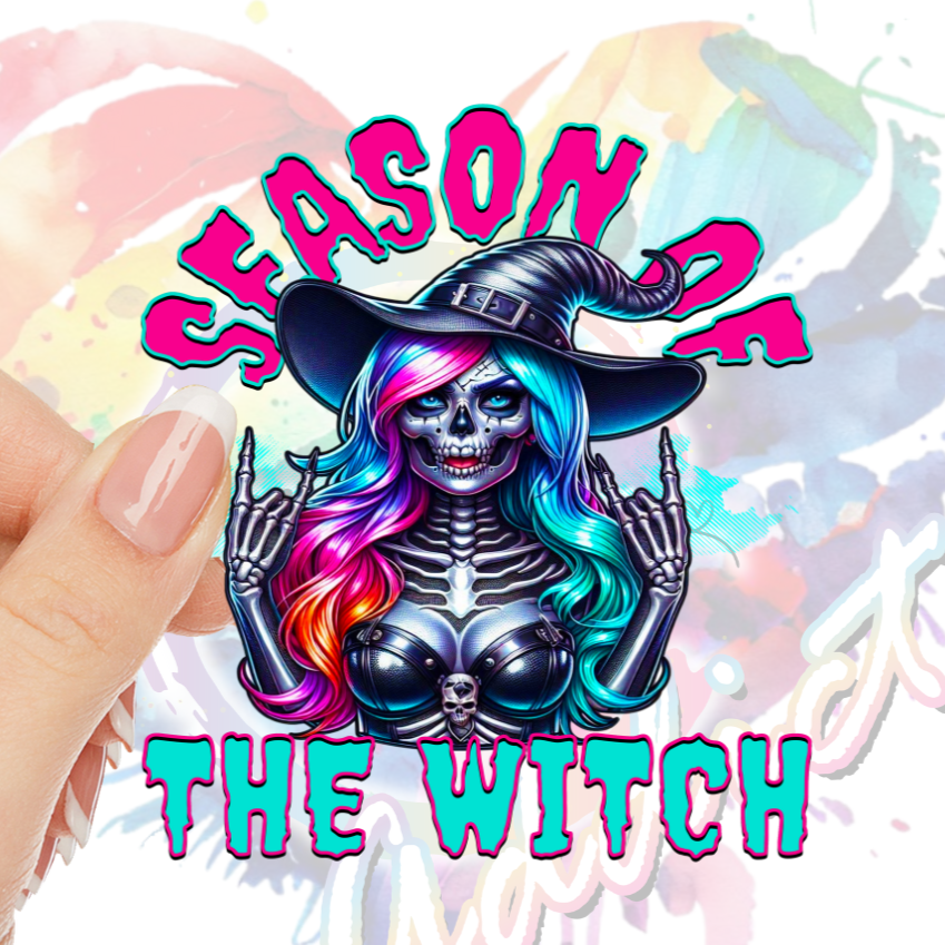 Season of the Witch UV DTF Decal
