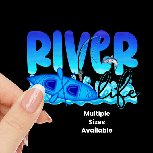 River Life UV DTF Decal