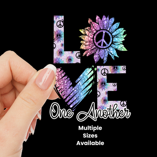 Love One Another UV DTF Decal