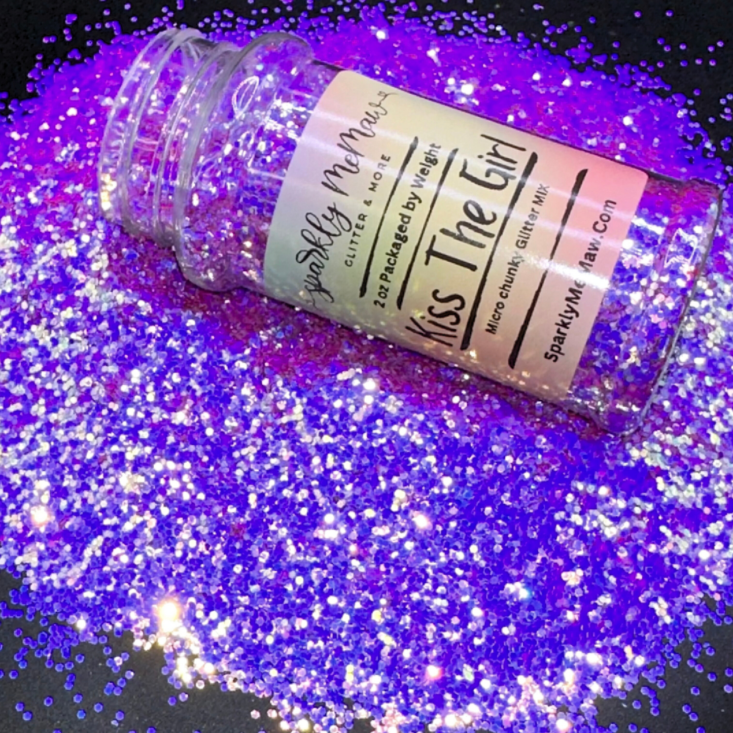 Kiss The Girl Mini Chunky Glitter