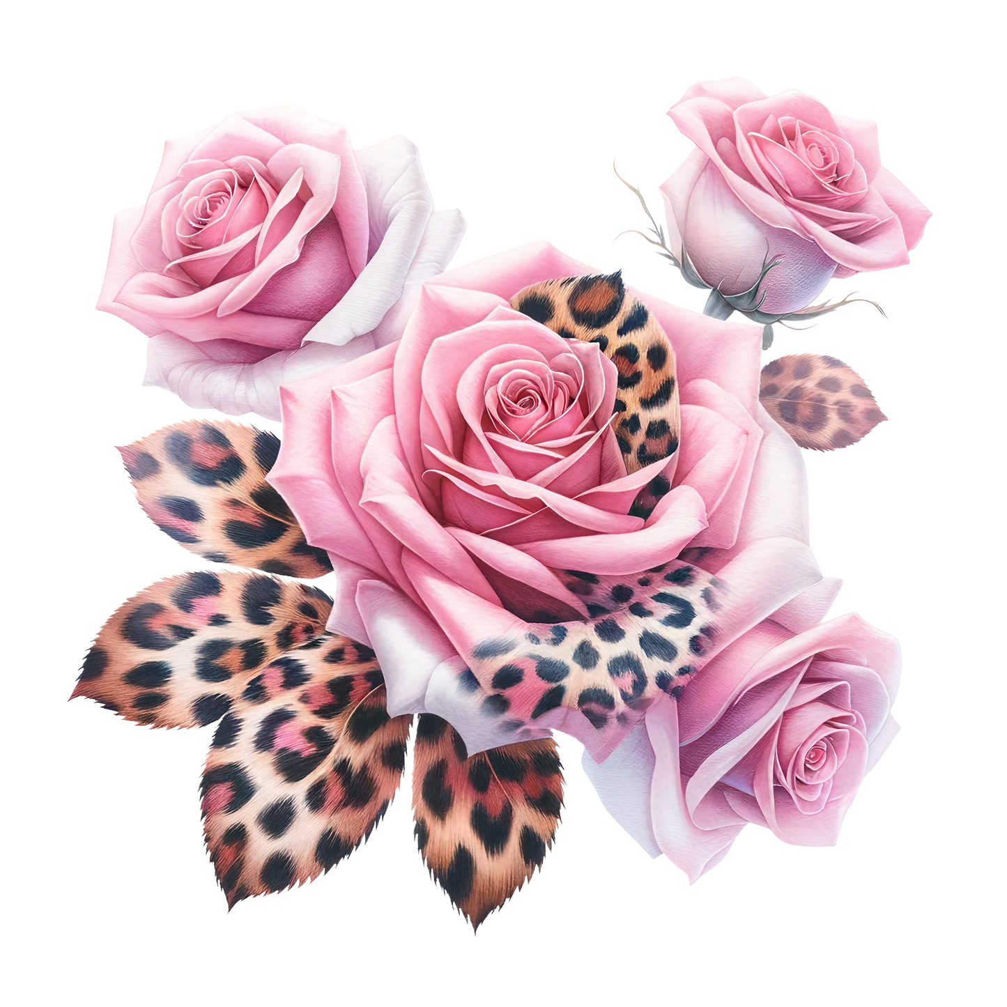 Animal Roses 2 inch UV DTF Decals (Copy)