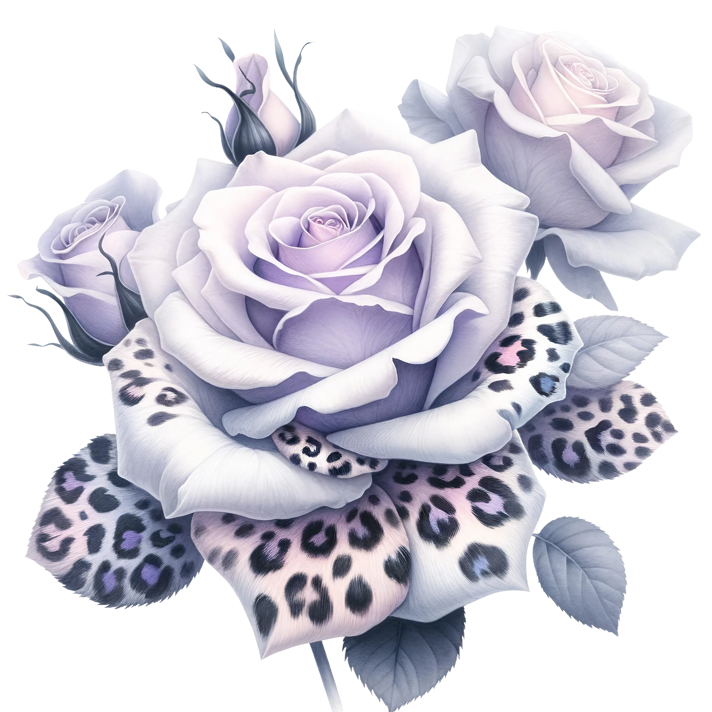 Animal Roses 2 inch UV DTF Decals (Copy)