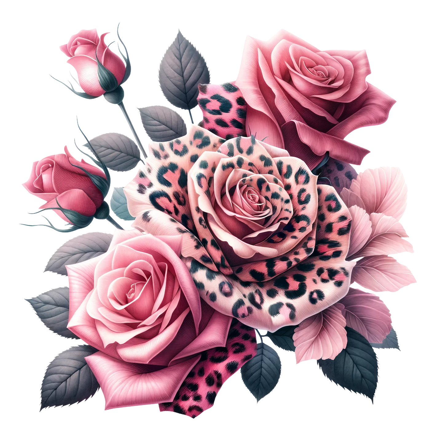 Animal Roses 2 inch UV DTF Decals (Copy)