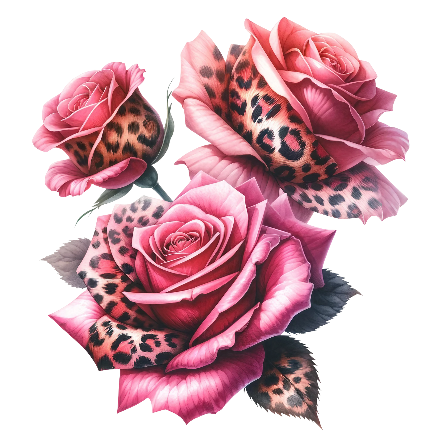 Animal Roses 2 inch UV DTF Decals (Copy)