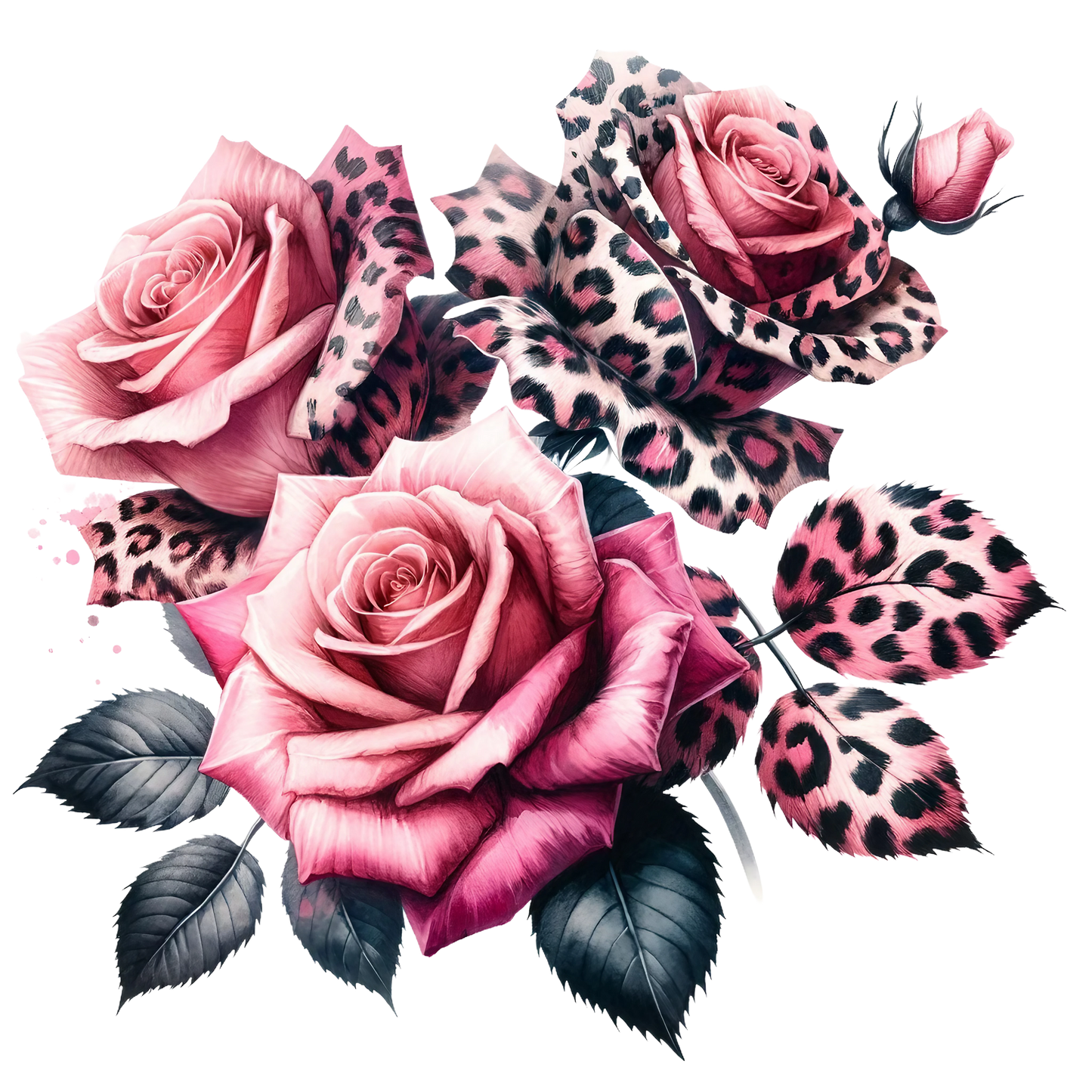 Animal Roses 2 inch UV DTF Decals (Copy)