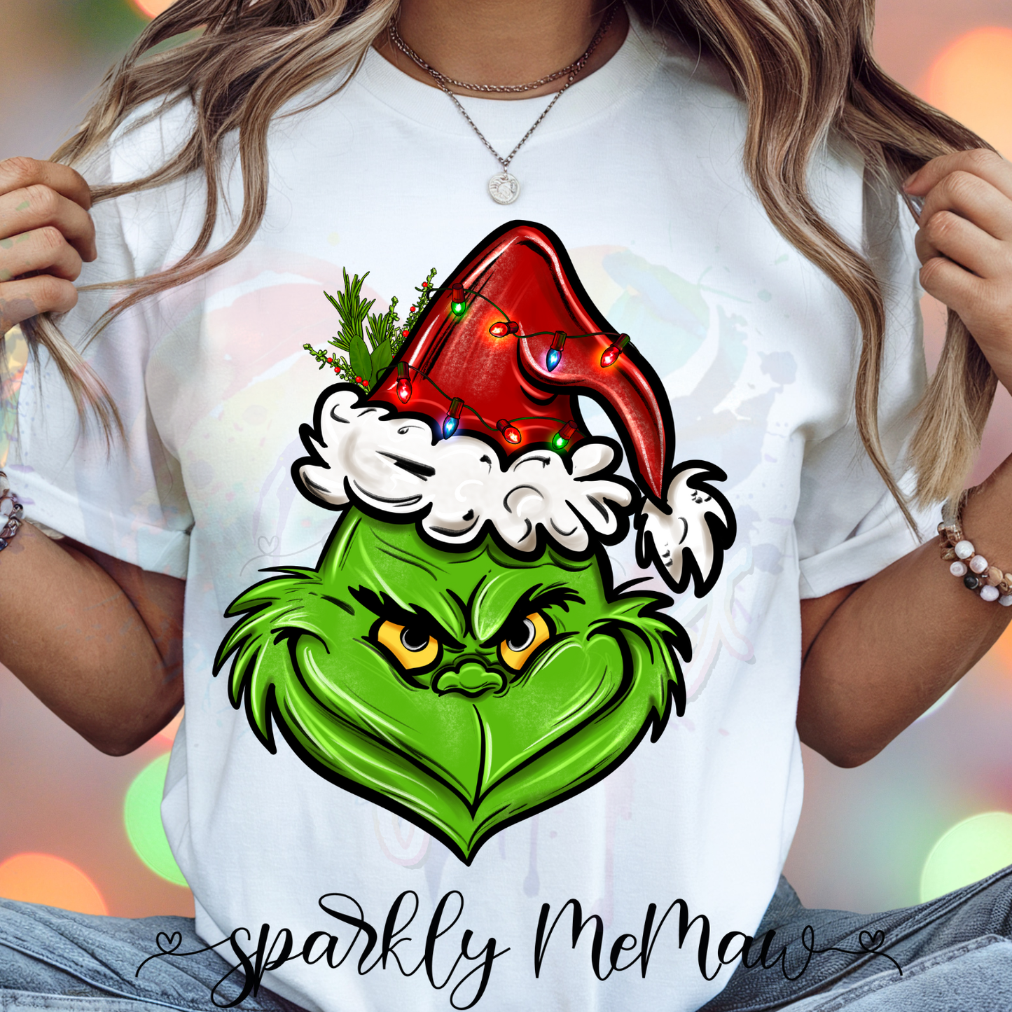 G r i n c h_face_ Ready to Press DTF Transfer (Fabrics only)