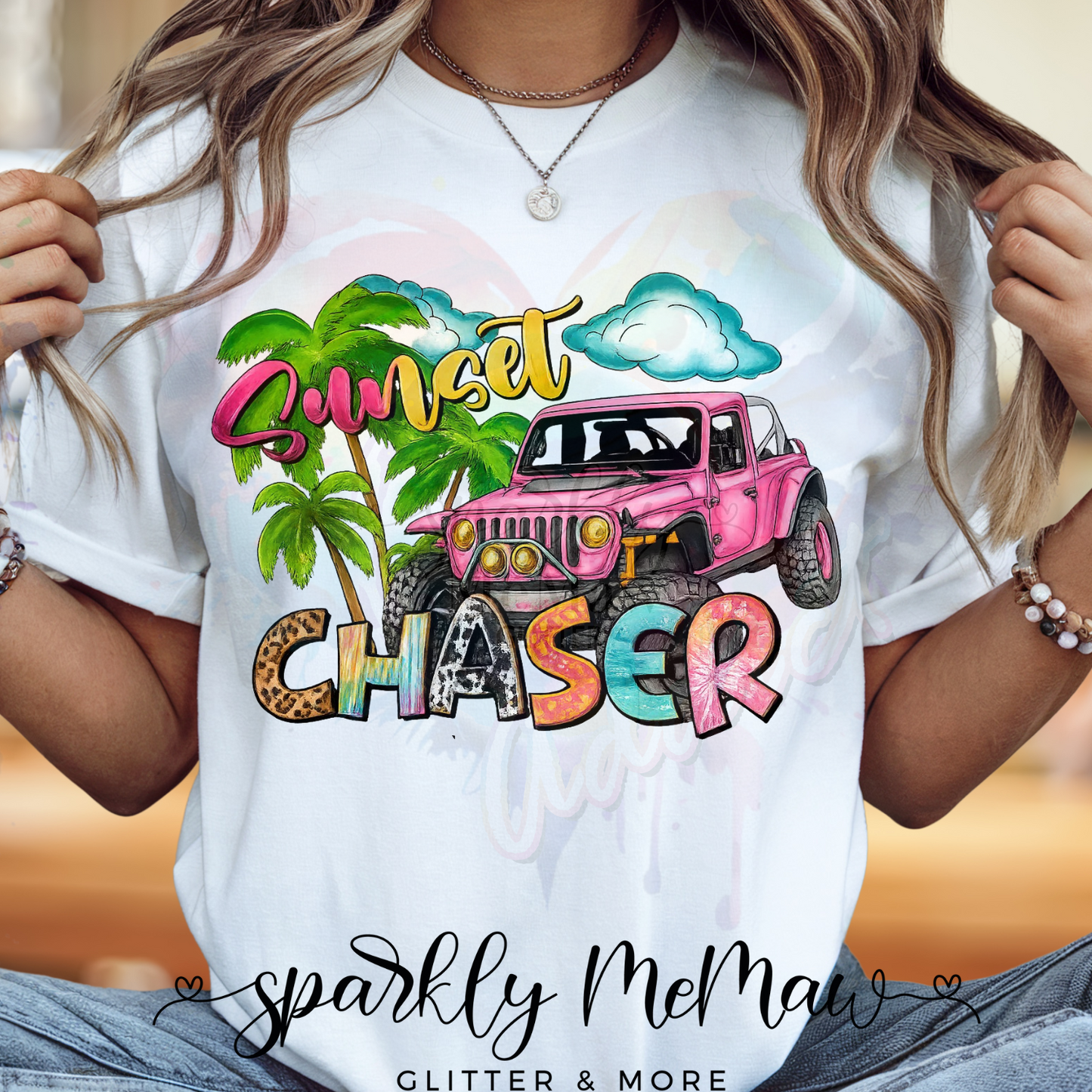 Sunset Chaser Ready to Press DTF Transfer (Fabrics only)