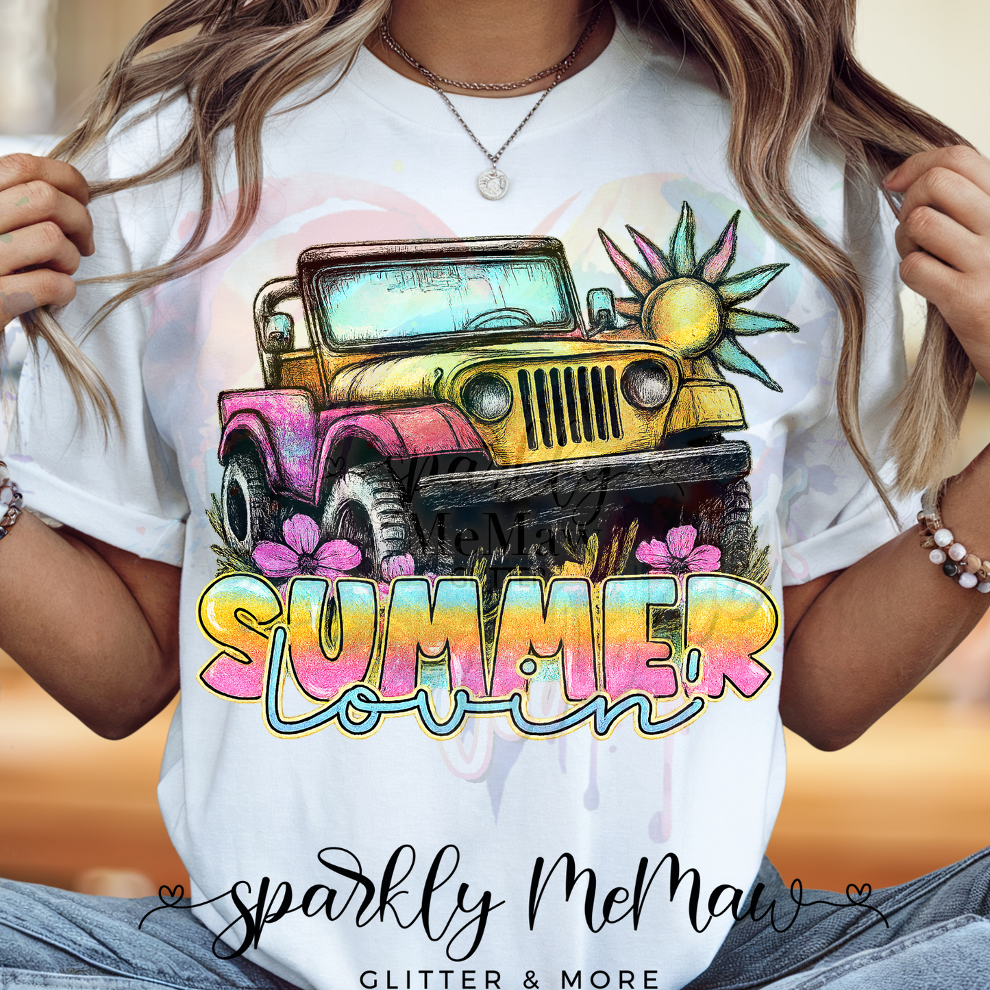 Summer Lovin Ready to Press DTF Transfer (Fabrics only)