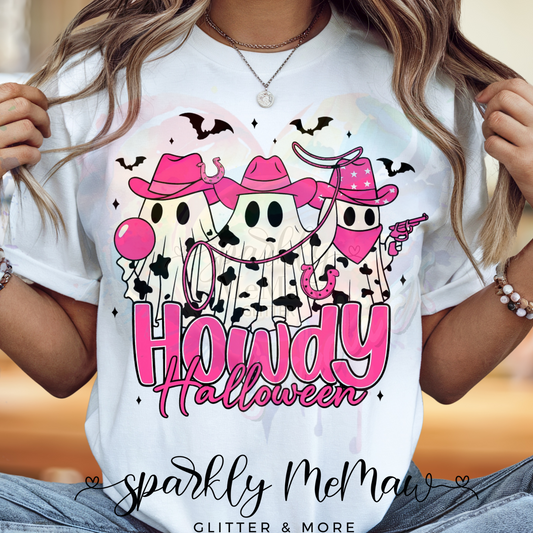 Howdy Halloween 3  Ready to Press DTF Transfer (Fabrics only)