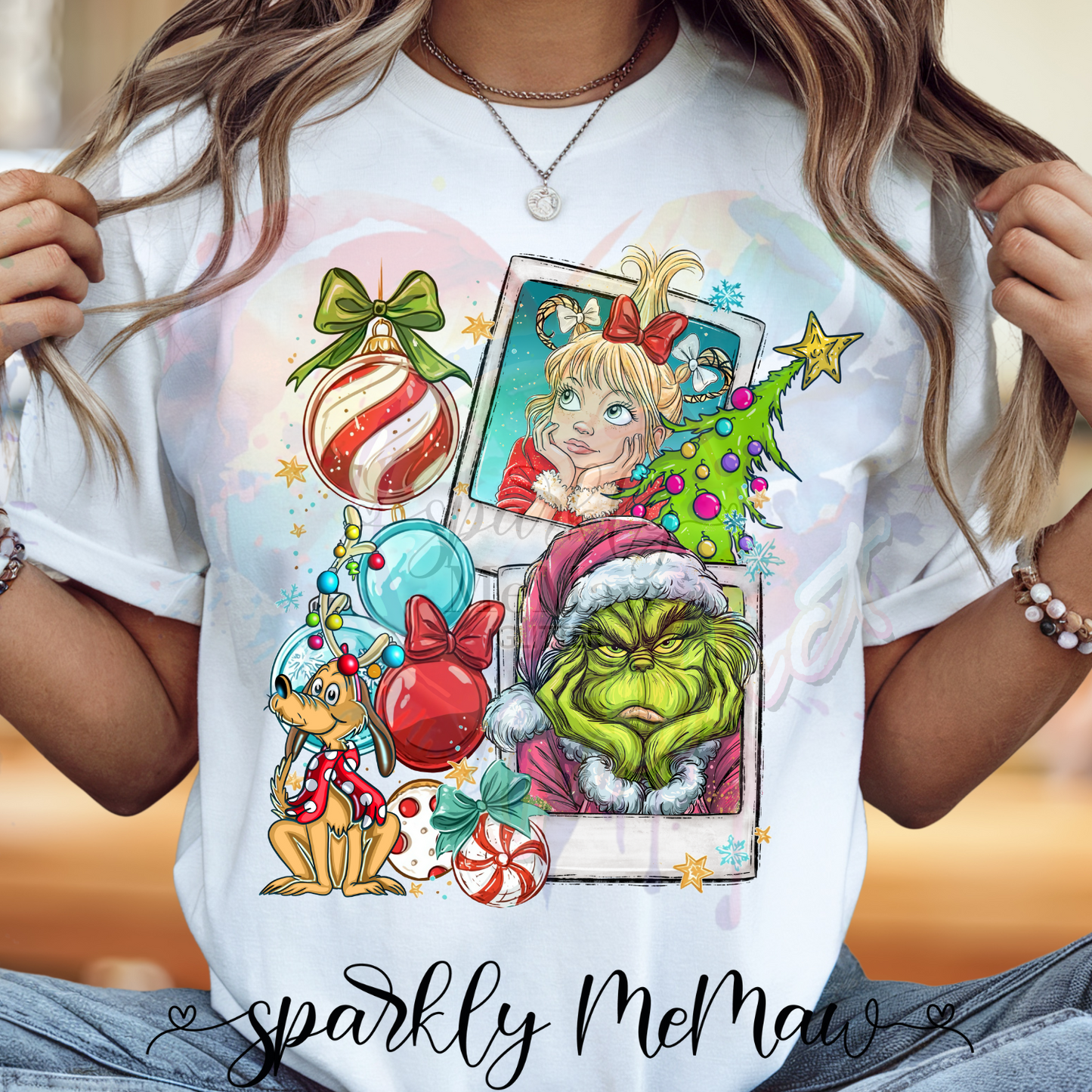 Ornaments 3 Ready to Press DTF Transfer (Fabrics only)