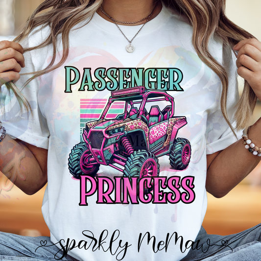 Passenger Princess Ready to Press DTF Transfer (Fabrics only)