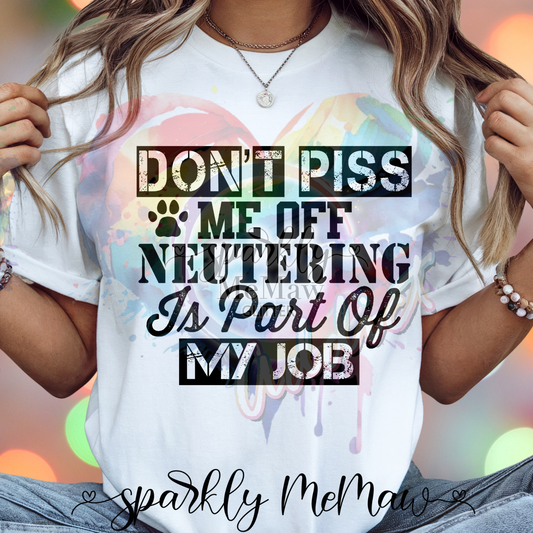 Neutering Ready to Press DTF Transfer (Fabrics only)