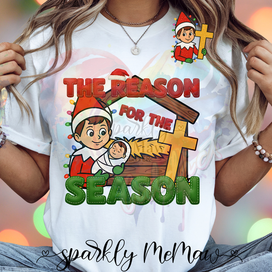 The Reason for the Season Ready to Press DTF Transfer (Fabrics only)