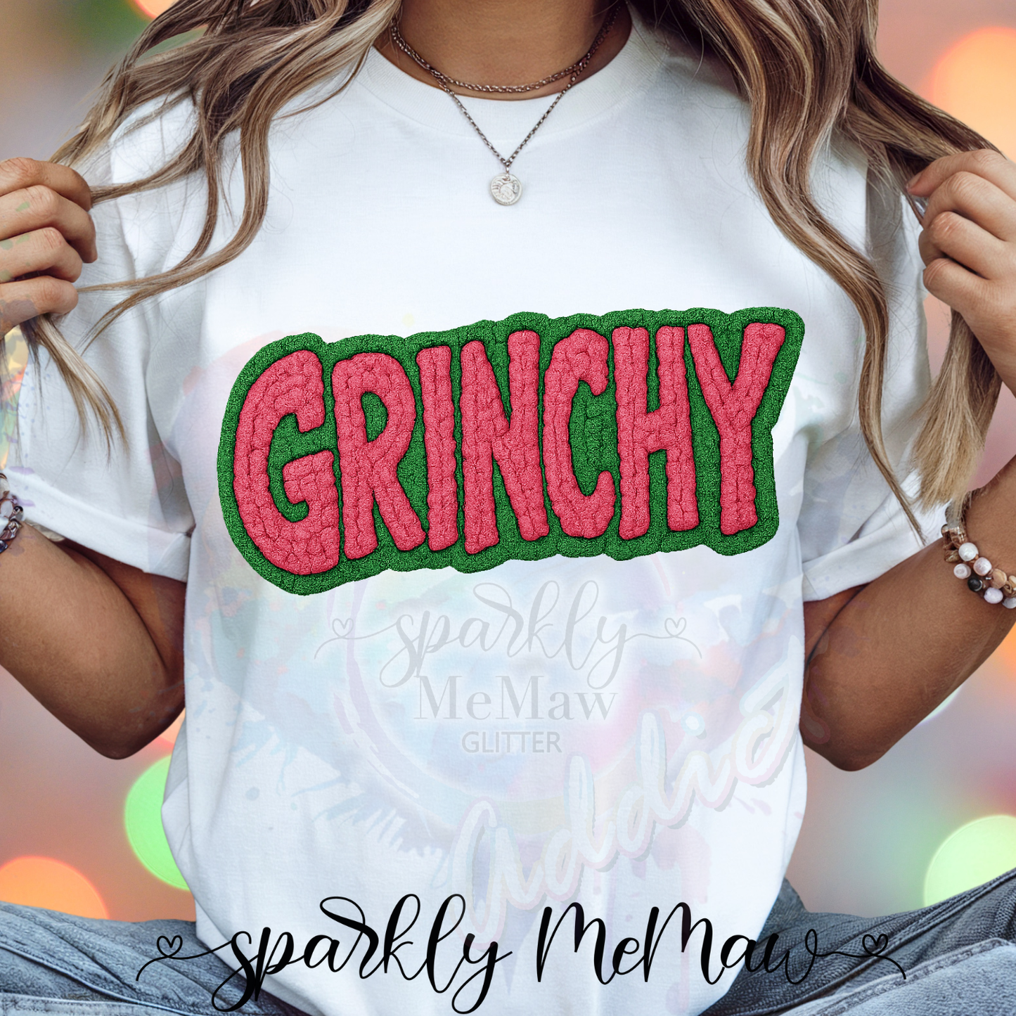 Grinchy Words Ready to Press DTF Transfer (Fabrics only)