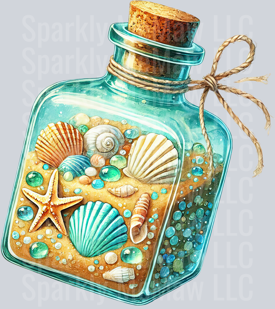 2 Ocean Boho Summer ClipArt Decal