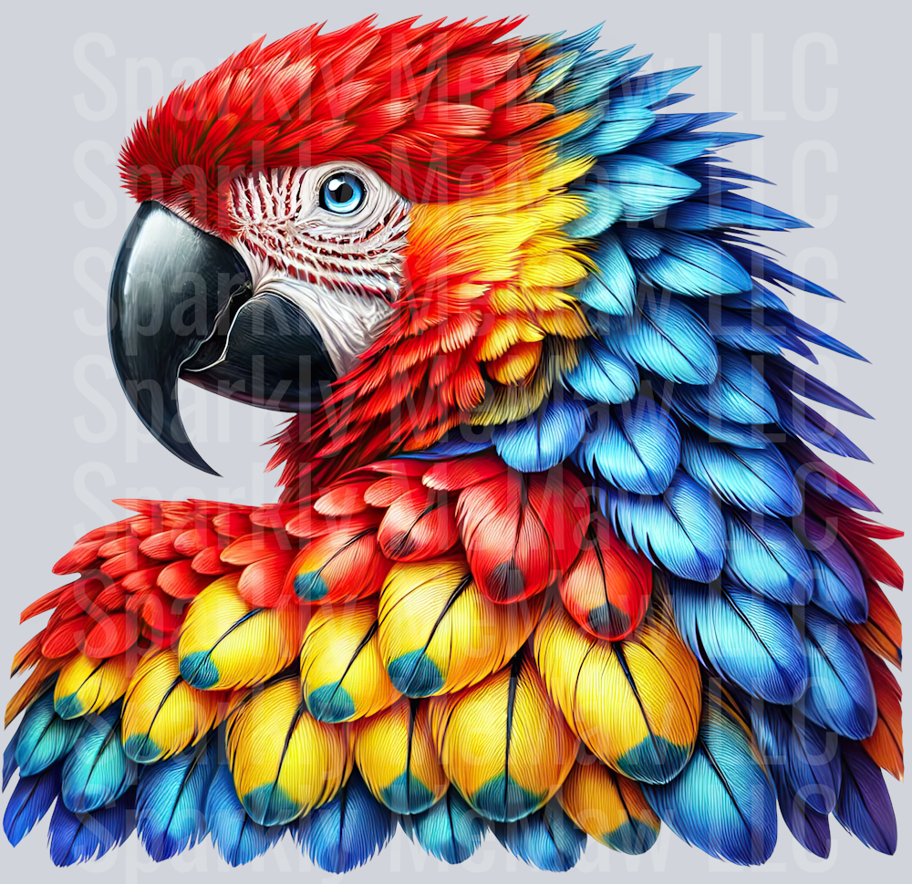 5 Exotic Animals UV DTF clipart Decal