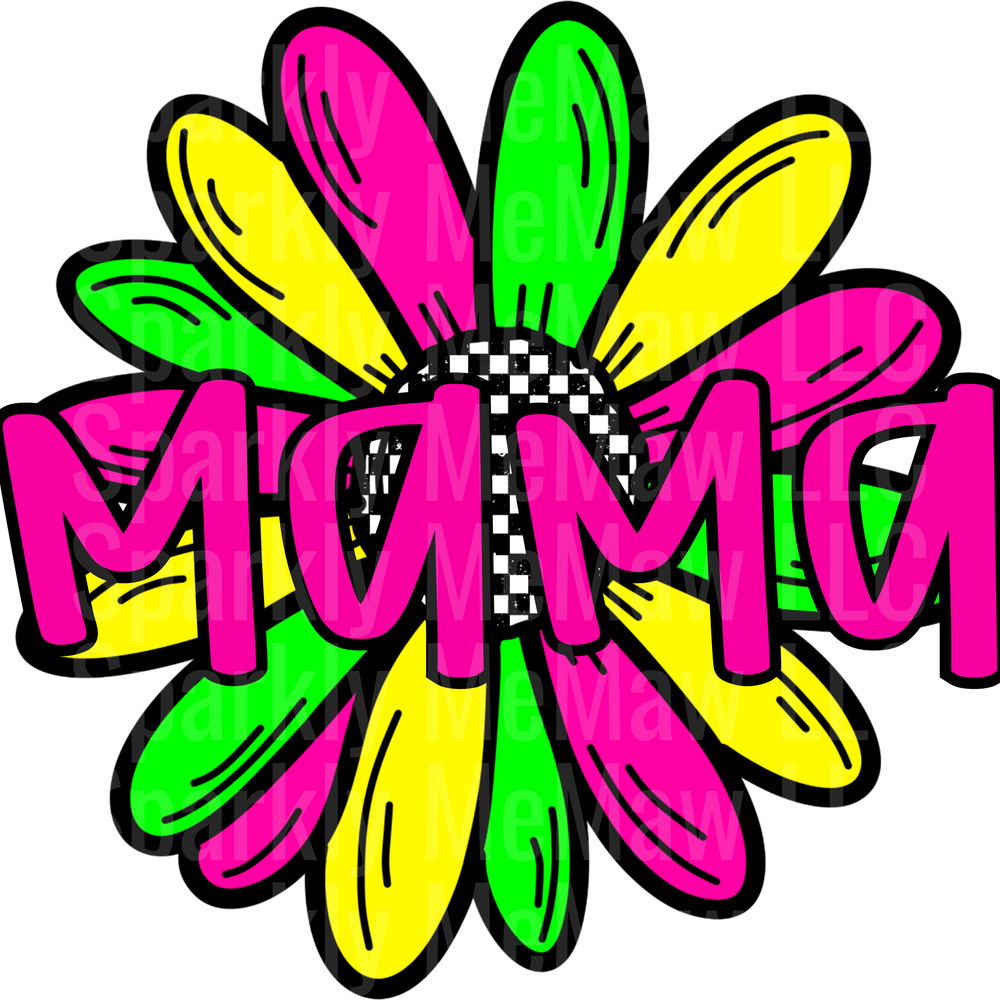 mama (1) DTF Transfer (Fabrics)